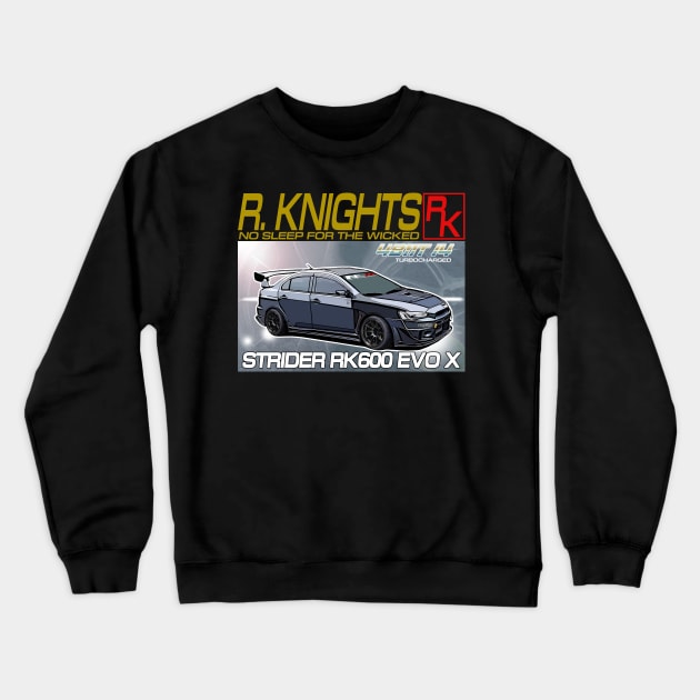 R.Knights Evo X Graphite Grey Crewneck Sweatshirt by Jsaviour84